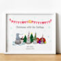 Personalised Christmas Gnome Family Print | Gift For Mum, thumbnail 1 of 5
