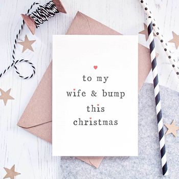 'To My Hubby Or Wifey' Christmas Card, 3 of 7