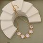 Large Round Zircon Adjustable Sliding Bracelet, thumbnail 2 of 3