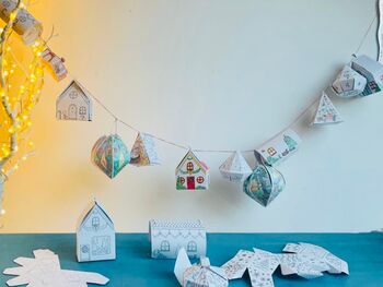 Printable Advent Calendar Colour And Make 24 Gift Boxes, 2 of 11