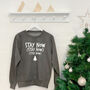 Stay Now Womens Christmas Jumper, thumbnail 5 of 6