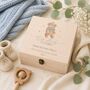 Personalised Baby Boy Teddy Keepsake Box, thumbnail 3 of 4