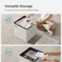 Small Ottoman Footstool With Hidden Storage, thumbnail 5 of 7