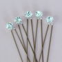 Set Of Five Diamante Wedding Hairpins, thumbnail 3 of 6