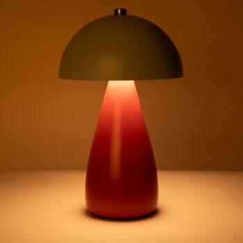 Mint Red Mushroom Rechargeable Lamp, 2 of 4