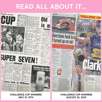 Warrington Wolves Personalised Rugby Newspaper Book, 10 of 12