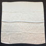 Ivory White Silky Square Scarf, thumbnail 2 of 3