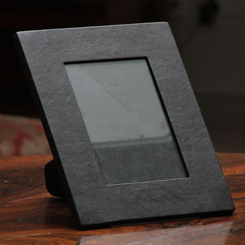 Personalised Leather Photo Frame, 9 of 10