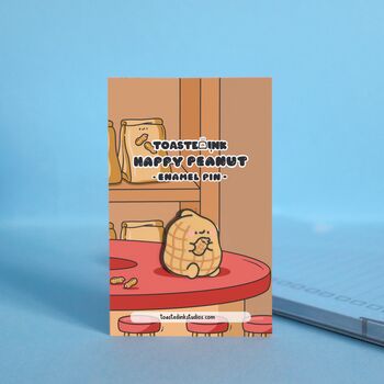 Peanut Enamel Pin | Cute Pin Badges, 3 of 5