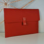 Red Leather Macbook Air Case, thumbnail 2 of 5