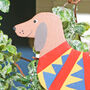 Tin Dachshund Sausage Dog Christmas Tree Decoration, thumbnail 2 of 2