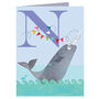 Mini N For Narwhal Card, thumbnail 2 of 3
