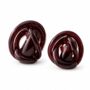 Clear Handblown Glass Knot Sculpture Set Of Two, thumbnail 10 of 12