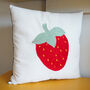 Punchneedle Strawberry Cushion, thumbnail 2 of 5