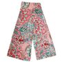 'Marlowe' Pink And Blue Paisley Viscose Palazzo Trousers, thumbnail 7 of 7