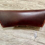 Chocolate Brown Personalised Leather Glasses Case, thumbnail 7 of 10
