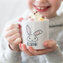 Personalised Kids Easter Bunny Face Mug, thumbnail 1 of 2