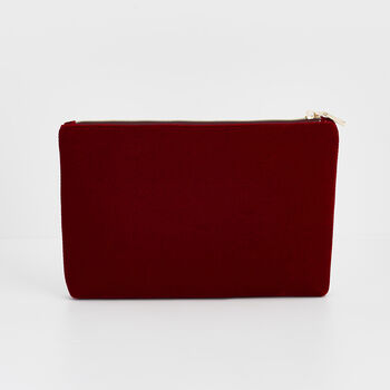 Robin Love Embroidered Red Medium Pouch, 4 of 7