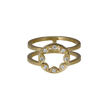Scalloped Disc Ring, 3 of 3