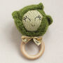 Sprout Christmas Teething Ring Rattle For Baby, thumbnail 6 of 7