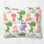 Dino Party Wrapping Paper Roll Or Folded, thumbnail 1 of 3