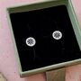 Seaside Themed Silver Stud Earrings Various Designs, thumbnail 3 of 7