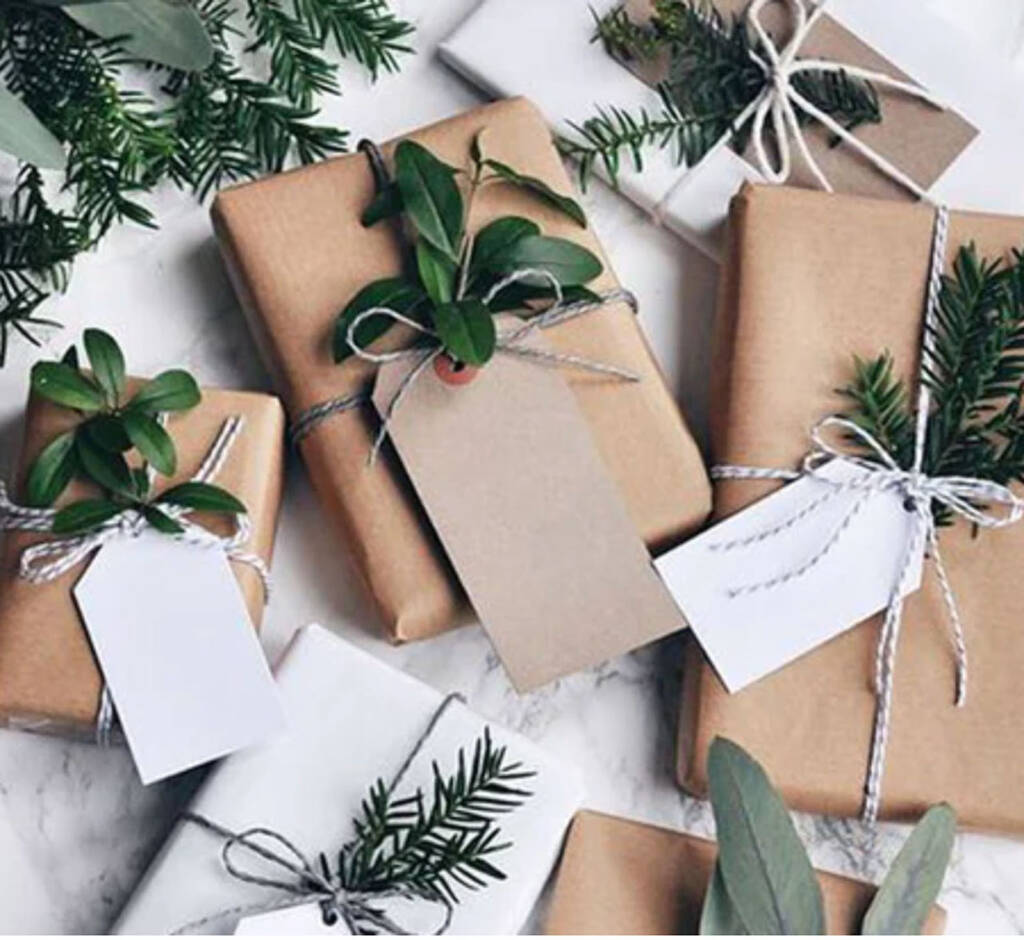 Plain Brown Christmas Wrapping Paper Roll 8m Roll, 1 of 9