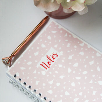 Personalised Wire Notebook | Terrazzo, 3 of 3