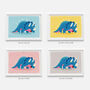 Personalised Dinosaur Name Print Featuring Triceratops, thumbnail 8 of 10