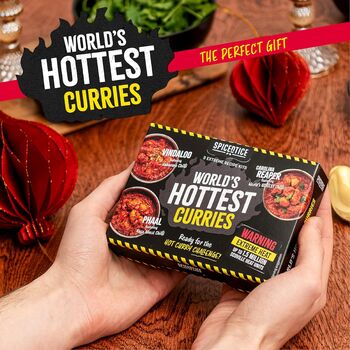 World's Hottest Curries, Personalised Gift Box, 3 of 12