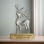 Personalised Stag Ornament, thumbnail 2 of 6