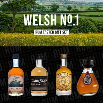 Welsh Rum Taster Set Gift Box One, 2 of 5