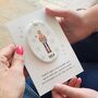 Oval Ceramic Nutcracker Ornament With Meaningful Text, thumbnail 3 of 5
