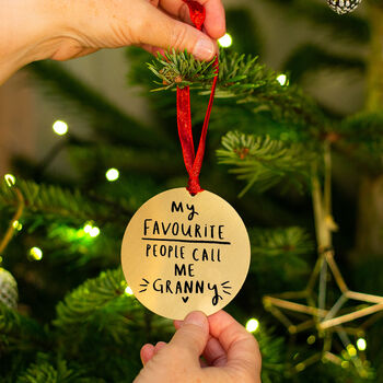 'My Favourite People Call Me Grandma' Decoration, 3 of 7