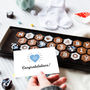 New Baby Date Congratulations Chocolates And Card, thumbnail 1 of 8