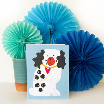 Mini Staffordshire Dog Card, 5 of 5