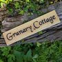 Hand Engraved Personalised Vintage Wood Signs, thumbnail 11 of 12