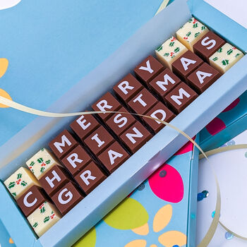 Personalised Nana Grandma Granny Christmas Chocolate, 2 of 8