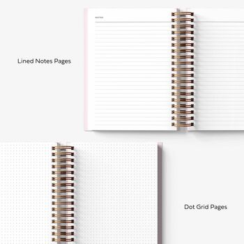 Personalised 2026 Spiral Diary With Monthly And Weekly Layout, 9 of 10
