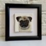 Personalised Hand Painted Pet Portrait Framed Tile, thumbnail 5 of 10
