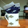 Fish Fine Bone China Mug And Sock Set, thumbnail 3 of 4