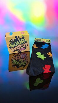 Sour Patch Kids Socks Gift Set In Handcrafted Box, 7 of 9