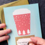 Personalised Large Christmas Coffee Cup Scratchcard, thumbnail 1 of 3