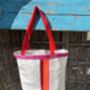 Genoa Upcycled Sailcloth Tote Bag, thumbnail 7 of 7