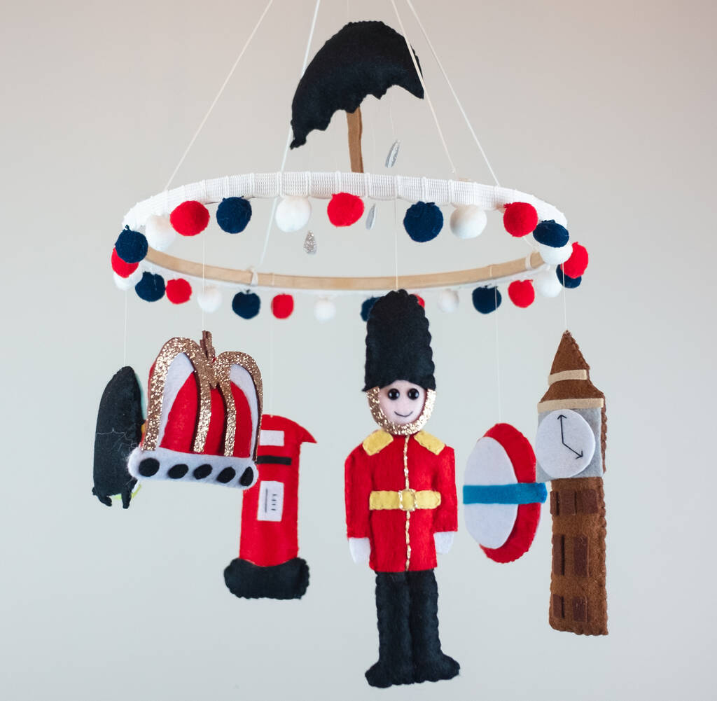 London Themed Baby Mobile, 1 of 7