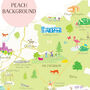 Map Of Gloucestershire, thumbnail 3 of 8