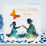 Aunty Butterfly Birthday Card, thumbnail 1 of 12
