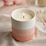 Reusable Potted Peony Natural Soy Wax Candle, thumbnail 1 of 3