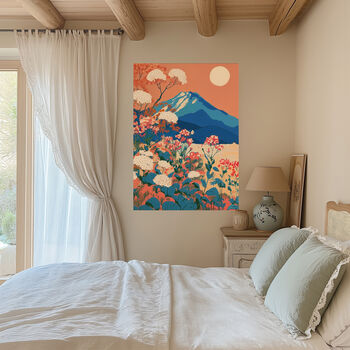 Japanese Blue Mountain Art Print, 2 of 5