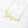 Scorpio Gold Plated Zodiac Star Sign Statement Necklace, thumbnail 1 of 5